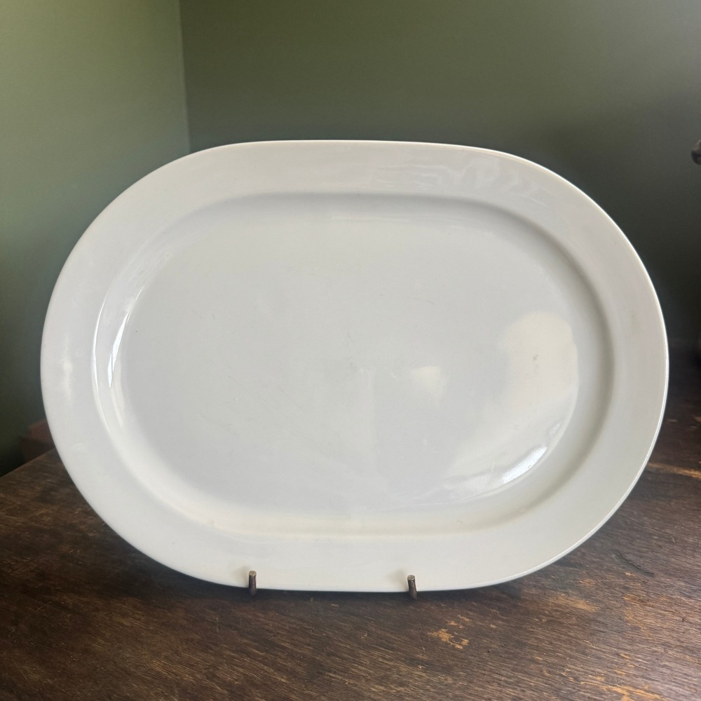 Block Spal Portugal Lisboa White Oval Serving Platter The Paris Collection